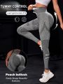 Wide Waistband Sports Leggings