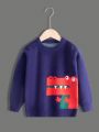 Young Boy Cartoon Graphic Sweater