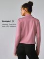 GLOWMODE Cloudknit Breathable Long Sleeve Swing Collar Draped Jacket Daily Casual