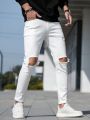 Men's Distressed Denim Pants