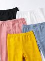 Young Girls' Elastic Waist Tight Pants
