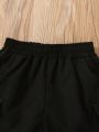 SHEIN Kids EVRYDAY Young Boy Flap Pocket Side Shorts