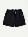 Cozy Cub Boys' Solid Color Side Pocket Casual Shorts