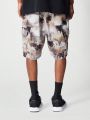 SUMWON Cargo Twill Short With All Over Print