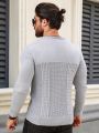 Men'S Round Neck Long Sleeve Sweater