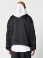 SUMWON Overhead Hoodie With Contrast Hood