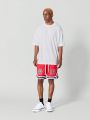 SUMWON Mesh Shorts With Front Print