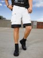 Manfinity Hypemode Loose Men's Colorblock Cargo Shorts