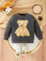 Baby Boy Bear Print Sweatshirt