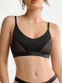 SHEIN Leisure Solid Wireless Bra