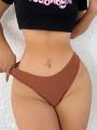 Solid Rib Knit Panty