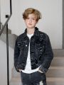 Boys' (big) Distressed Denim Jacket