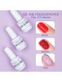 Saviland (3 PACK) Gel Nail Polish Remover, Soak-off Gel Remover for Nails Within 3-6 Minutes - Quick & Easy - Dip Powder Removal, No Need For Foil, Soaking Or Wrapping