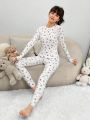 Teen Girl Ditsy Floral Print PJ Set