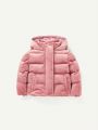 Cozy Cub Baby Girl 1pc Hooded Puffer Coat