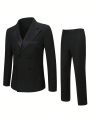 Manfinity Mode Men Double Breasted Blazer & Suit Pants