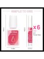 7Pcs Nail Glue for Acrylic Nails, krofaue Gel Nail Glue Kit with 7ML Brush On Nail Glue & 6Pcs 2ML Acrylic Nail Glue for Press On Nails Nail Tips Fake Nails Nail Glue Gel