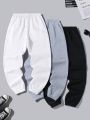 Manfinity Hypemode Men's Letter Print Drawstring Waist Sweatpants