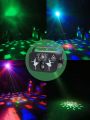 Led Mini Laser Light Projector With Magic Ball, Starry Sky Effect For Atmosphere, Suitable For Stage, Ktv, Christmas Party - Available In Red And Green Laser Light Color, Comes With Remote Control, Sound Activated, And Auto Mode, Direct Plug-in