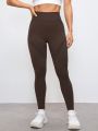 SHEIN Yoga High Street Seamless High Elasticity Sport Leggings