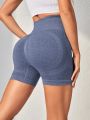 Wide Waistband Sports Shorts