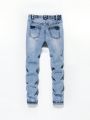 Boys' Slim Fit Distressed Jeans