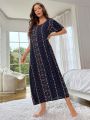 Geo Print Nightdress