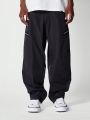 SUMWON Straight Fit Nylon Trouser With Zipper