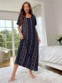 Geo Print Nightdress