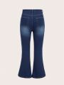 Women's Plus Size Flared Denim Pants