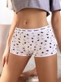 SHEIN Women's Cartoon Rabbit Printed Boyshorts