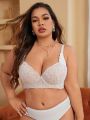 Women's Plus Size Lace Bra With Underwire