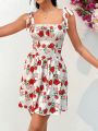 SHEIN WYWH Women's Floral Print Spaghetti Strap Dress