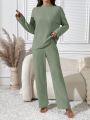 Women's Solid Color Homewear Set