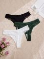 3pcs/pack Women's Thong Underwear