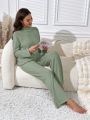 Women's Solid Color Homewear Set