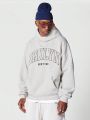 SUMWON Overhead Hoodie With Front Toweling Print