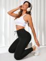 Daily&Casual Yoga Basic High Waist Sport Leggings With Phone Pocket