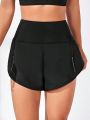 Yoga Basic Wide Waistband Sports Shorts