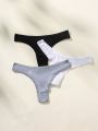 Women's Solid Color Thong