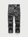 Teen Boy Camo Print Cargo Jeans