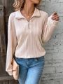 Women'S Solid Color Drop Shoulder Sweatshirt