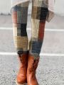 Plaid Pattern Leggings