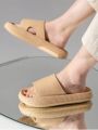 Unisex Plus Size Thickened And Comfortable Home Slippers With Eva Soft Sole