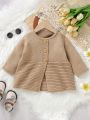 Infant A-line Hem Button Front Cardigan