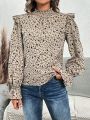 SHEIN VCAY Floral Lace Shirt