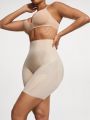 Mesh Insert High Waist Body Shaping Shorts