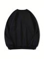 Plus Figure Graphic Thermal Lined Sweatshirt