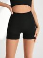 Women's Wide Waistband Athletic Shorts