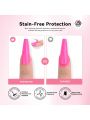 Saviland Liquid Latex for Nails - 20ML Latex Nail Polish Barrier Peel Off with Tweezer, Cuticle Guard Skin Barrier Nail Protector Pink White Nail Tape for Nail Art Tools Manicure Set for Salon Home